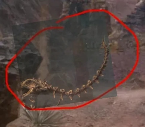 Skyrim smok The Pilot - nałożone na siebie grafiki